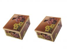 2er Set Ordnungsboxen-Clip Sonnenblumenkind
